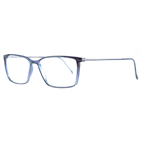 Brýlové Obroučky Bílém Pozadí Stylové Zarámované Brýle Bílém Pozadí — Stock fotografie