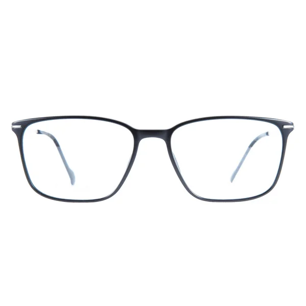 Molduras Óculos Fundo Branco Óculos Emoldurados Elegantes Fundo Branco — Fotografia de Stock