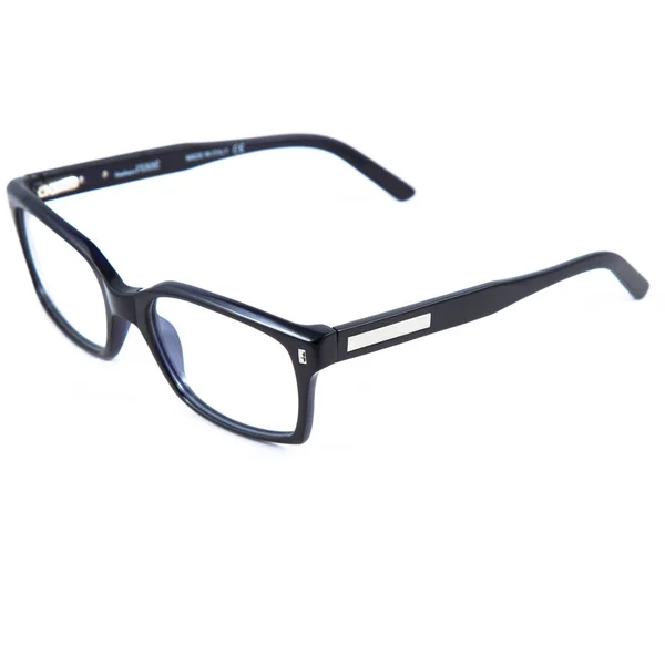 Beyaz Arka Planda Gözlük Çerçeveleri Beyaz Arkaplandaki Çerçeveli Gözlükleri Şık — Stok fotoğraf