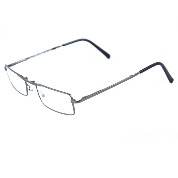 Beyaz Arka Planda Gözlük Çerçeveleri Beyaz Arkaplandaki Çerçeveli Gözlükleri Şık — Stok fotoğraf