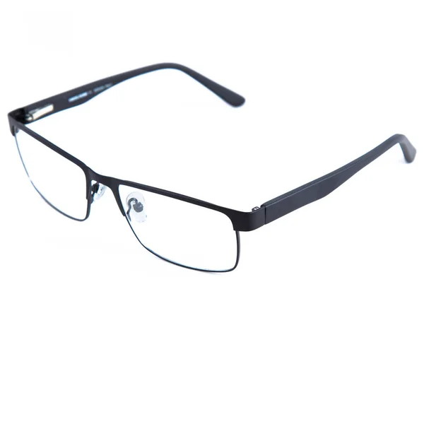 Brillengestelle Auf Weißem Hintergrund Stilvolle Gerahmte Gläser Auf Weißem Hintergrund — Stockfoto