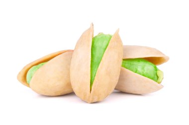 Fıstık fıstığı beyaz arka planda izole