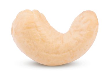 Beyaz arka planda izole edilmiş bir ceviz. Yakın plan.