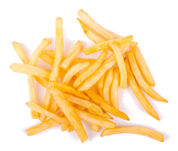 Pommes Frites Kartoffelbraten Auf Weißem Hintergrund lizenzfreie Stockfotos