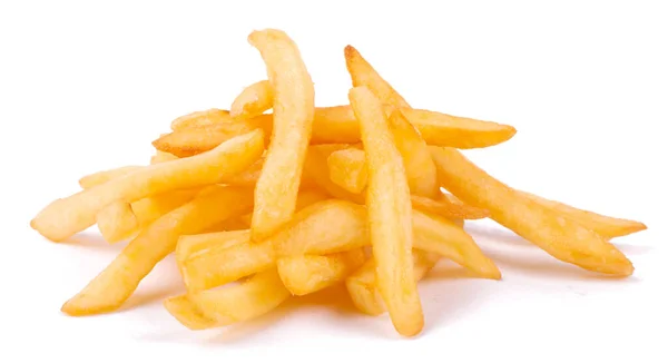 French Fries Potato Fry White Isolated Background Stock Image