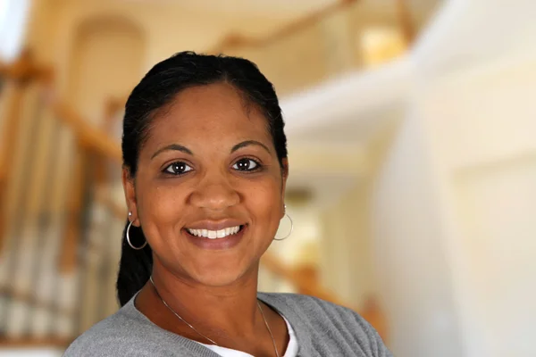 Woman In Her Home — Stock Photo, Image