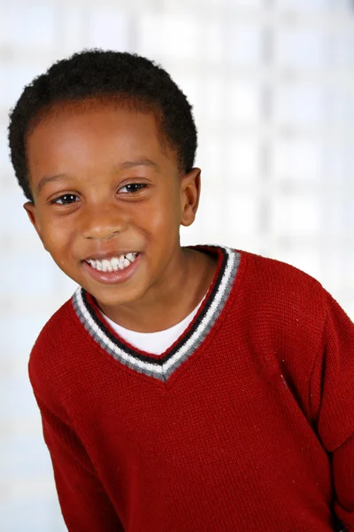 Boy Inside His Home