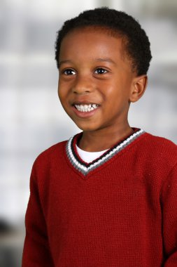 Boy Inside His Home