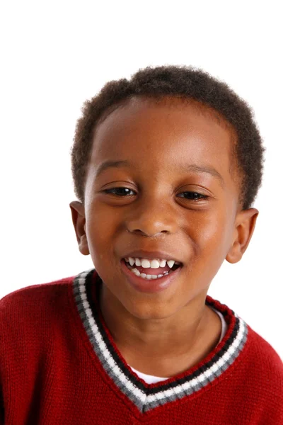 Niño sobre fondo blanco — Foto de Stock