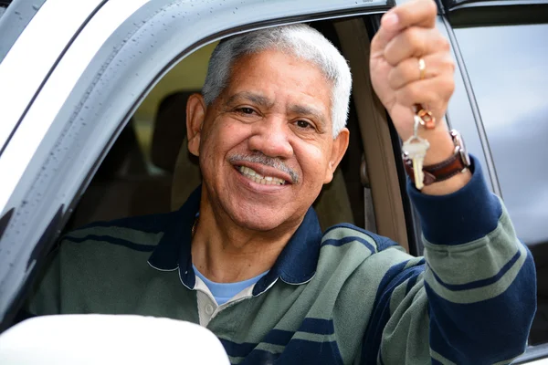 Carro de condução — Fotografia de Stock