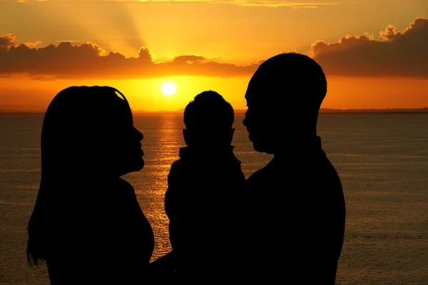 Familia afroamericana — Foto de Stock