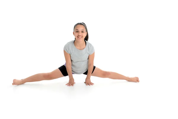 Yogalı kız pozu — Stok fotoğraf