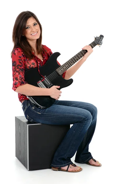 Guitarrista adolescente —  Fotos de Stock