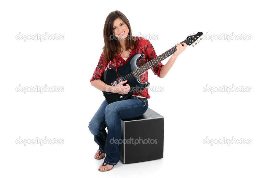 Teen Guitar Player