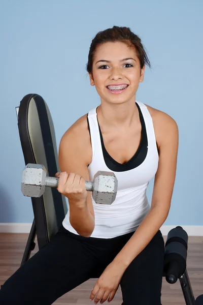 Teenager Workout — Stock Photo, Image