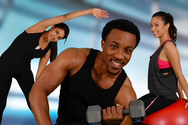 Group Working Out — Stock Photo, Image