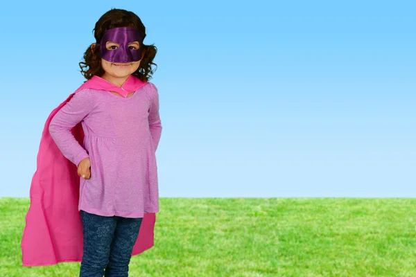 Girl Super Hero — Stock Photo, Image