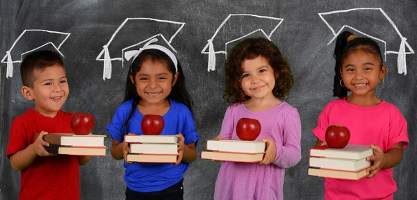 Bambini con libri — Foto Stock