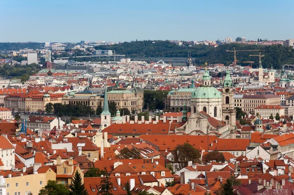 Paisaje urbano de Praga dorada — Foto de Stock