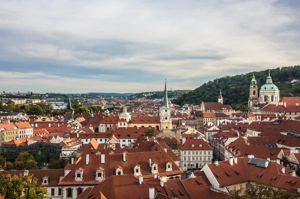 Paisaje urbano de Praga dorada — Foto de Stock
