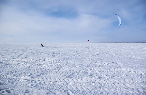 Winter kite — Stockfoto