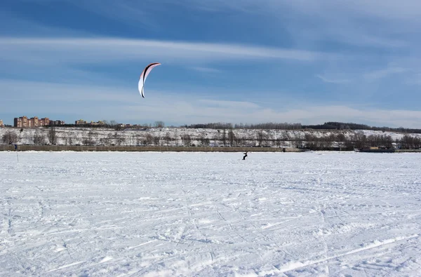 Winter kite — Stock Photo, Image