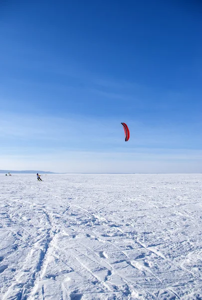 Pipa de inverno — Fotografia de Stock