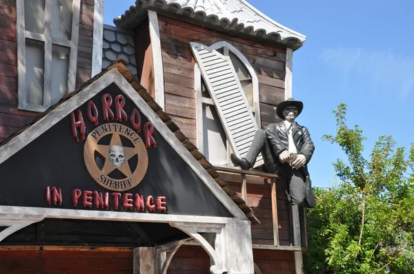 Salvaje oeste sheriff horror casa — Foto de Stock