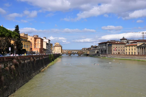 Ponte Vecchio i Florens — Stockfoto