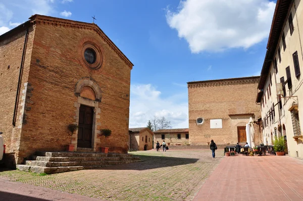 Panorama över san gimignano — Stockfoto