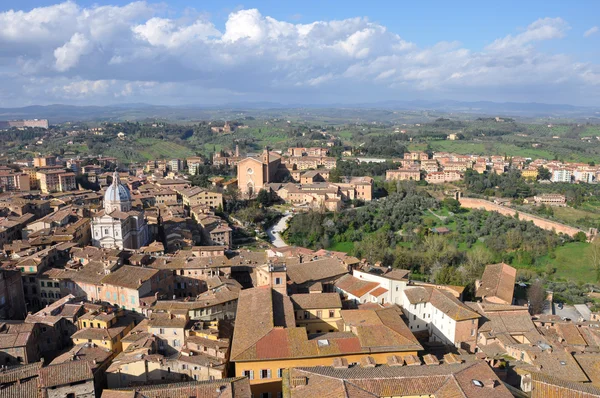 Panorama van de siena — Stockfoto