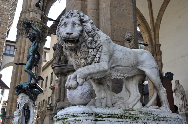 Loggia dei Lanzi во Флоренции — стоковое фото