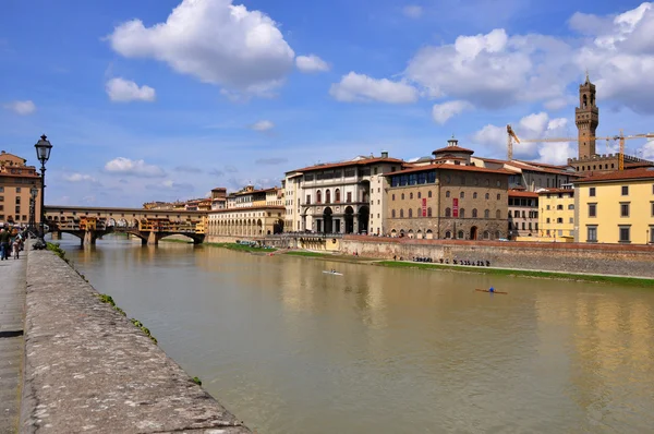 Ponte Vecchio i Florens — Stockfoto