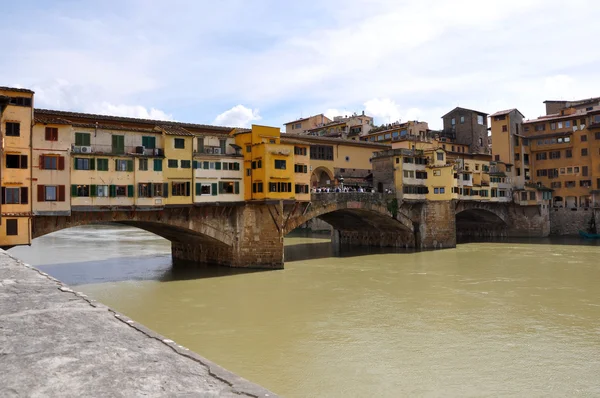 Ponte vecchio in florentie — Stockfoto