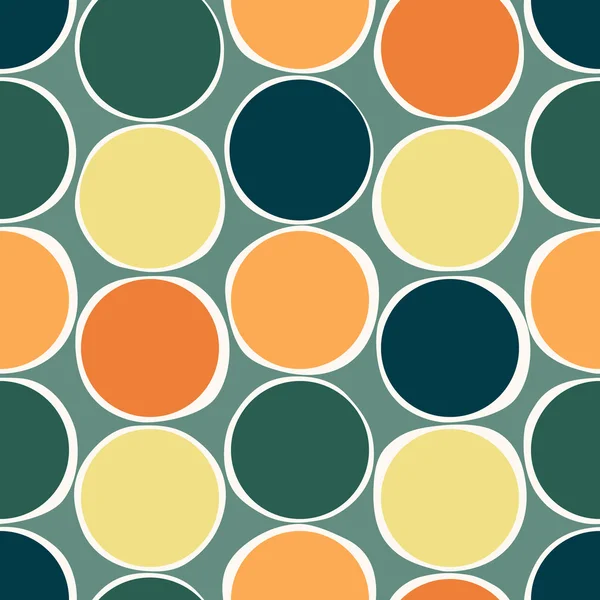 Seamless retro geometric pattern — Stock Vector