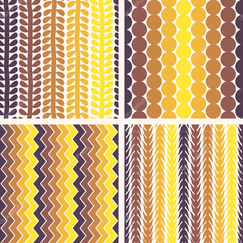 Seamless retro geometric pattern