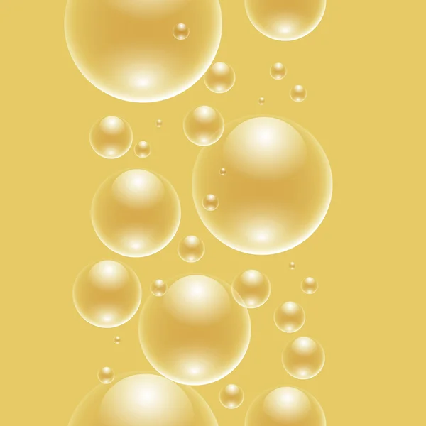 Бесшовный узор с пузырями — стоковый вектор