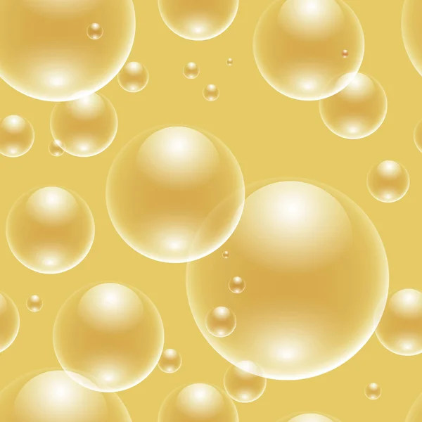 Burbujas sin costura — Vector de stock