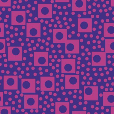 Dikişsiz retro geometrik desen