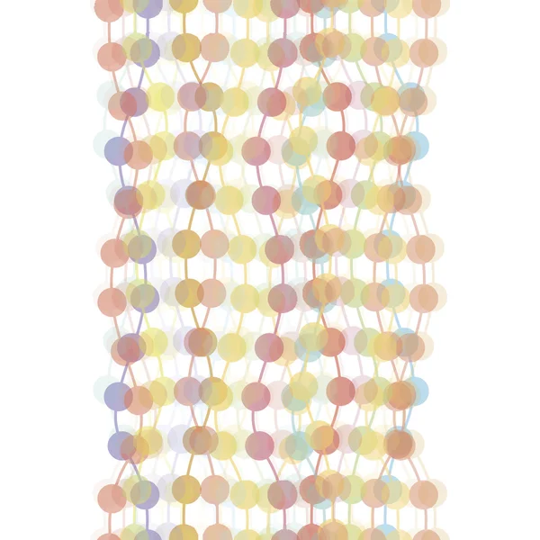 Coloridos puntos transparentes patrón de fondo sin costuras — Archivo Imágenes Vectoriales