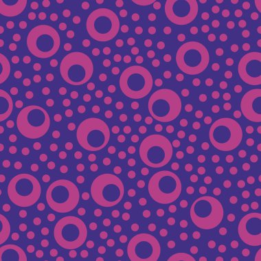 Dikişsiz retro geometrik desen