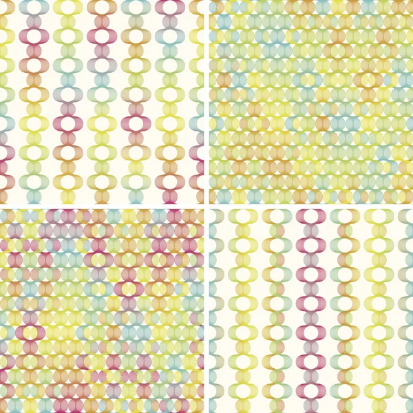 Colorful geometric lines seamless background pattern — Stock Vector