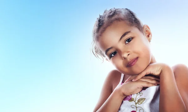 Happy african little girl — Stock Photo, Image