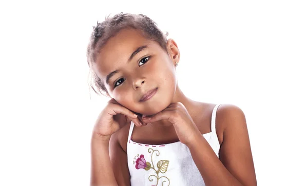 Happy african little girl — Stock Photo, Image