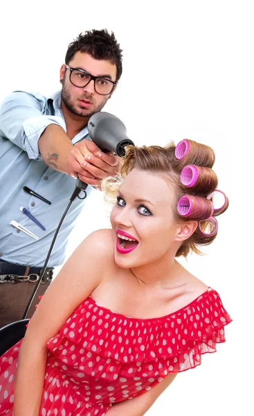 Hairstyler — Stok fotoğraf