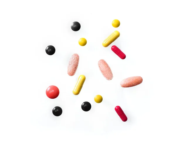 Різноманітні таблетки — стокове фото