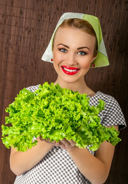 Vrouw cook — Stockfoto