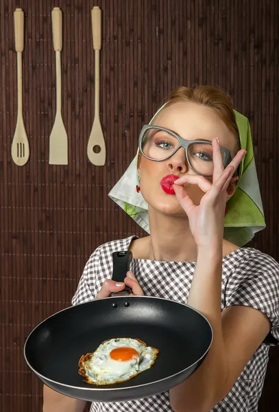 Mujer cocinera —  Fotos de Stock