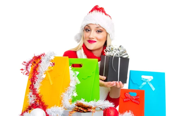 Santa Claus mujer — Foto de Stock