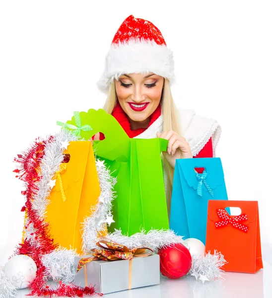 Christmas woman — Stock Photo, Image